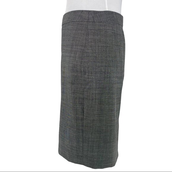 Talbots Women's NWT Black‎ White Quiet Luxury Wool Career Pencil Skirt 4P/W30 - Picture 3 of 7